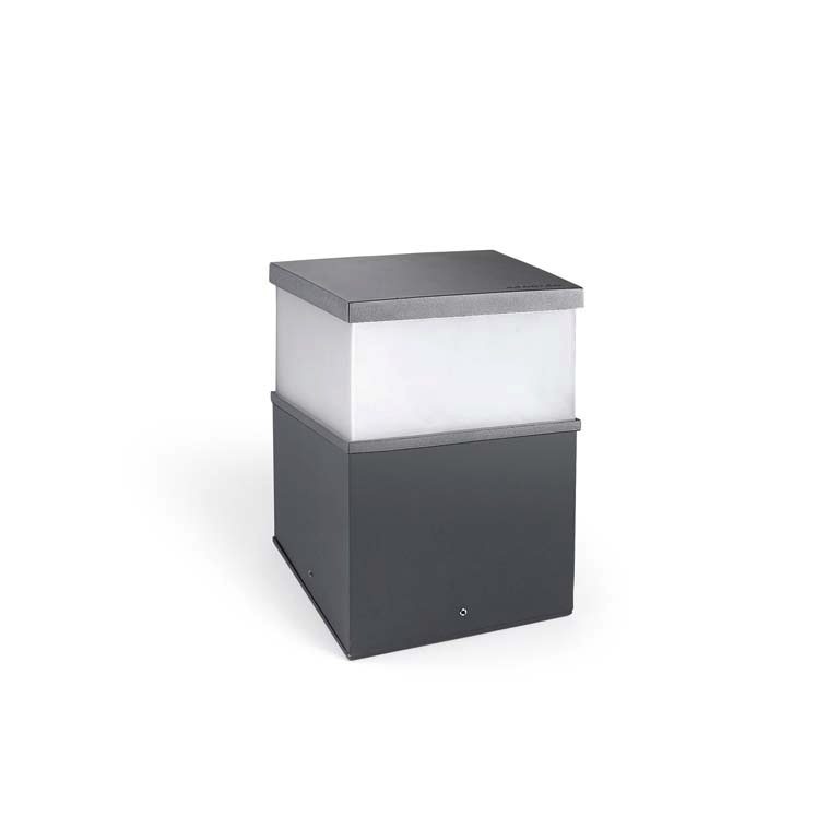 Pollerleuchte CubikAnthrazit LED 15W 3000K 833Lm IP65