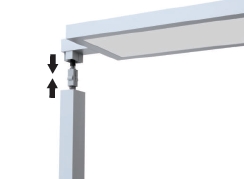 Stehleuchte LED 100W 3000-5700°K, 11500/1500