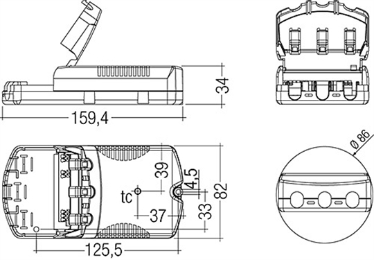 LED Konverter - 500mA/18-35W, 35-70V