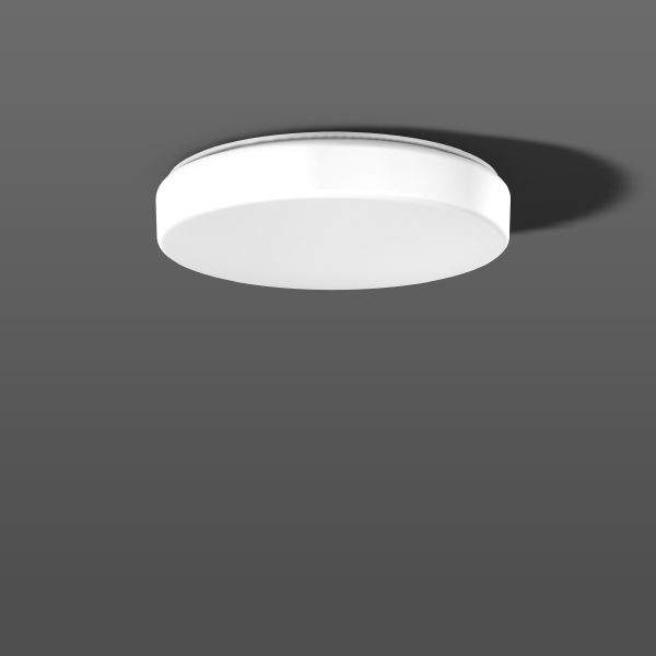 Deckenglasleuchte FLAT rund opal 21W 2050lm 4000K IP40