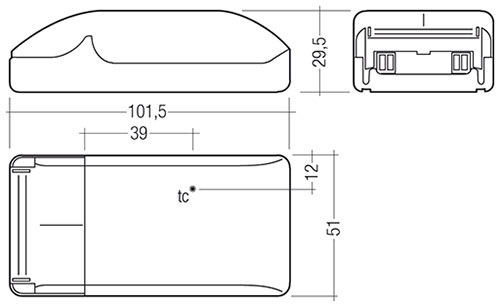 LED Konverter - 350mA/15W, 21-55V