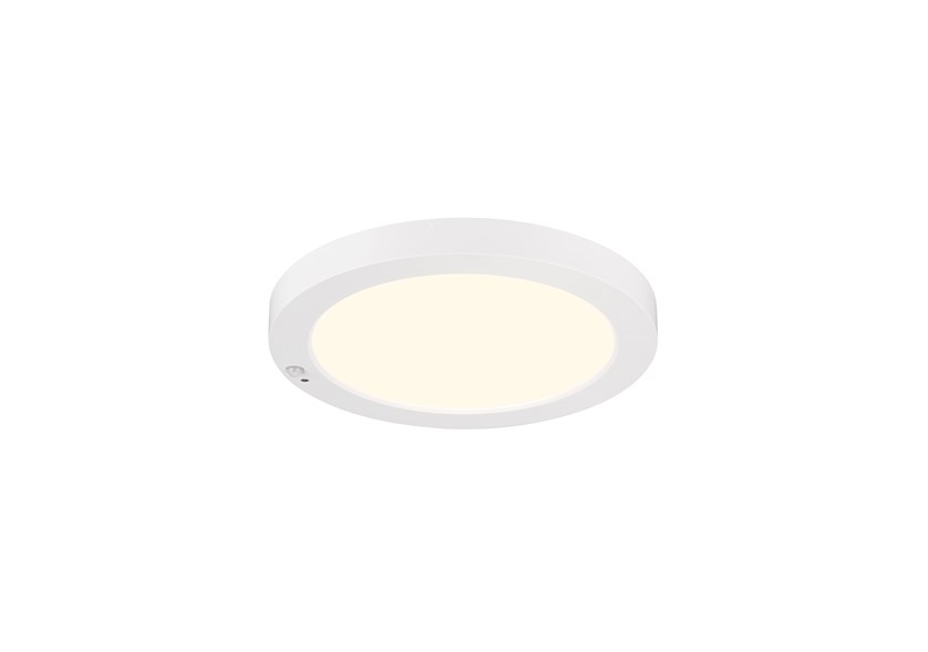 Auf / Einbauleuchte PIR Flat ø217mm  LED 18W 1800lm CRI80 switch 830/840/865