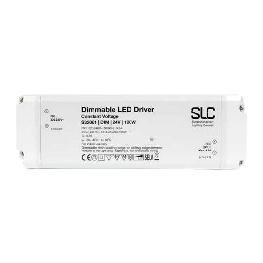 LED Konverter CV, Anbau, 24VDC/100W230V, IP20, dimmbar PHASE