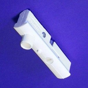 12V Schienenadapter M10 weiss