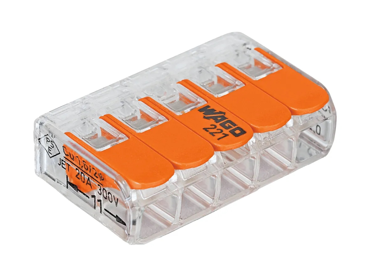 Dosenklemme Wago  COMPACT Serie 221 5L 0,2…4mm²