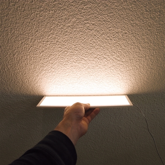 SLIM PANEL LED 100x100mm 3000°K, 100°, weiss