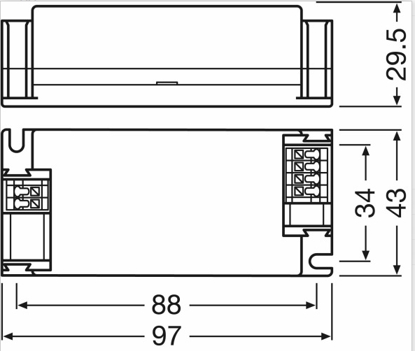 Treiber 290/350/420mA, 8-25W nicht Dimmbar