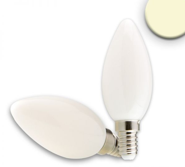 Kerzen LED 2W E14 Dimmbar satin