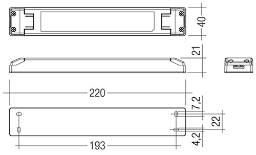 Konverter LCU  35 VA 240/24V SR Top