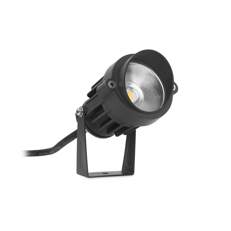 Aussenspot IP65 IK10 mit Spiess 5.7W 680lm 60° 3000K CRI80