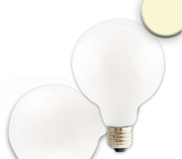 Glob LEDG 95  8W E27 Dimmbar satin