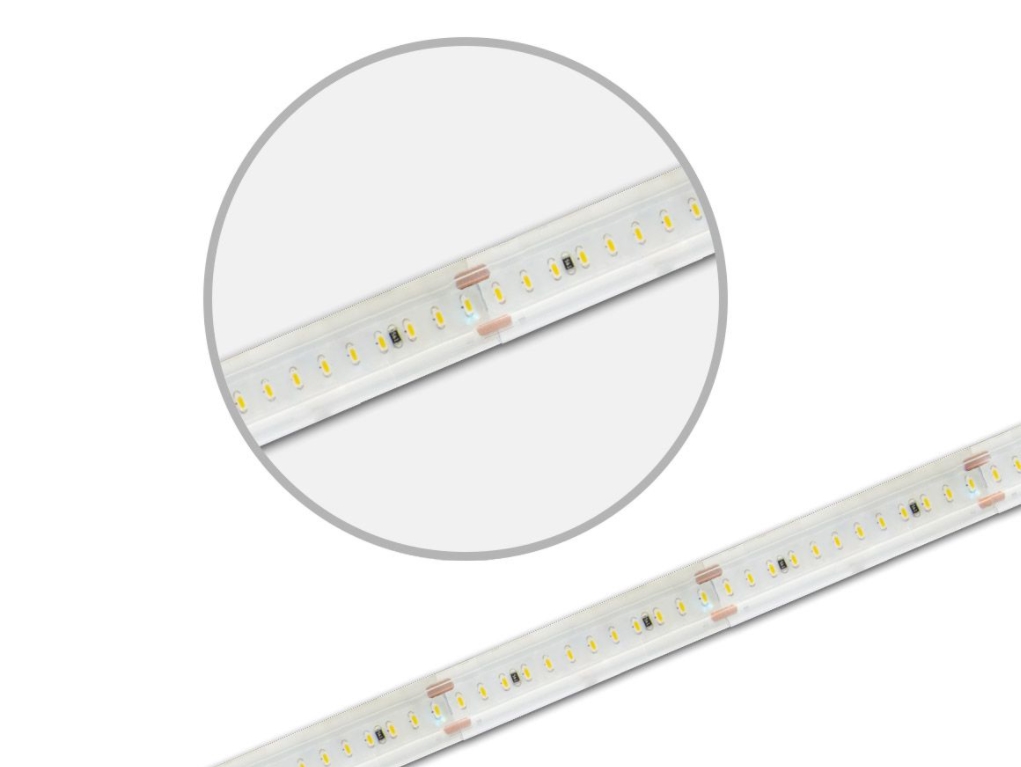 LED CRI9B Linear 48V-Flexband, 8W, IP68, blau