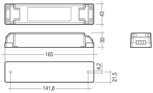 Treiber 15W, 700mA, IP20, nicht Dimmbar