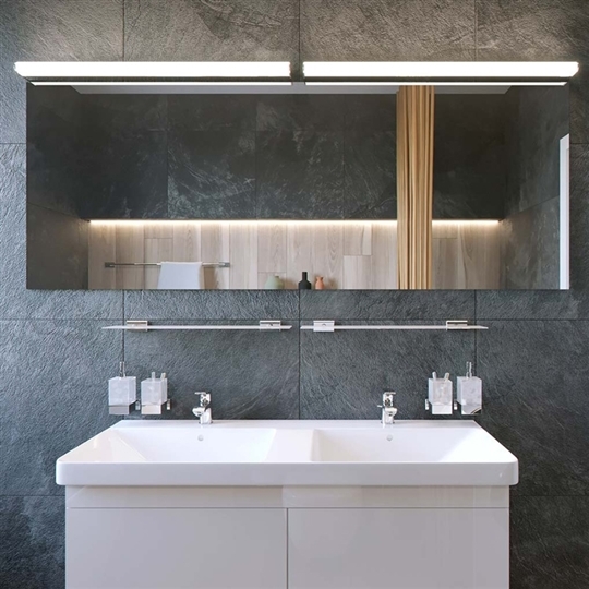 LED WandleuchteMIRROR ROUND, L586, 160°, chrom