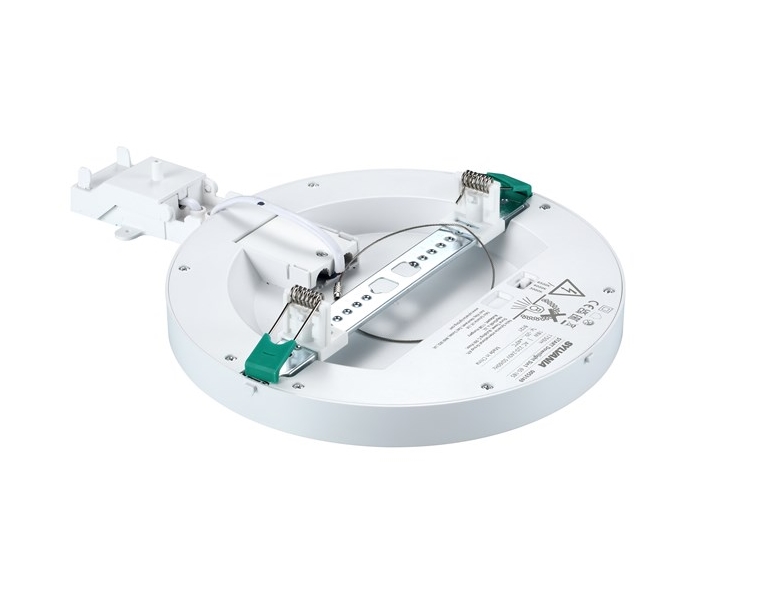Auf / Einbauleuchte PIR Flat ø217mm  LED 18W 1800lm CRI80 switch 830/840/865