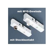 NV-Adapter mit Steckkontakt weiss