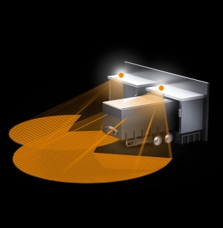 LED-Sensor-Strahler XLED 10 30W 2000 lm 4100K weiss