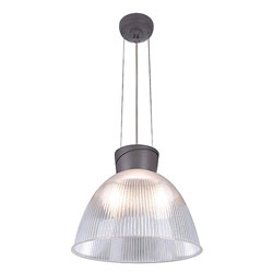 Pendelleuchte PARA DOME 2 E27 anthrazit/transparent