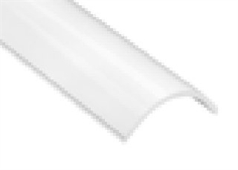 Alu-Profil Eck 3030 Angelo - Abdeckung opalweiß, halbrund, nahezu 180° Abstrahlu
