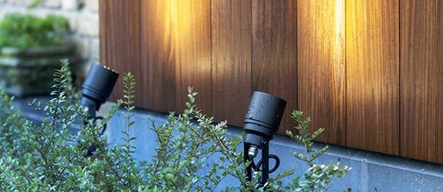 Gartenstrahler IP54 mit Rossette GU10 230V schwarz