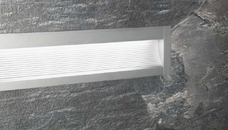 Alu-Einbau-Profil flach Wall 3.0, - BxH=90 x 23mm, Länge 3m