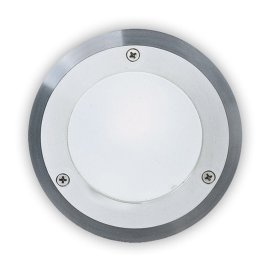 Bodeneinbauleuchte CLIO, Ø130, Glas klar, inox