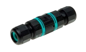 Rundstecker, 3p IP68, Stift+Buchse,Schraubanschluss, D7-12mm