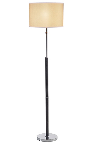 SOPRANA Standleuchte beige/chrom