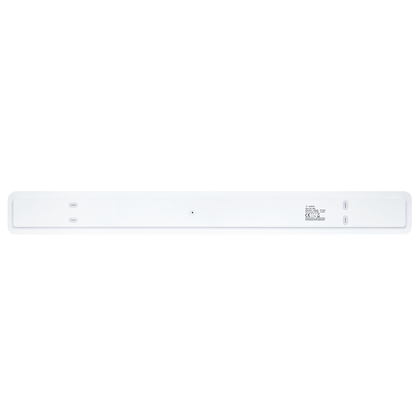 Anbauleuchte LED SLICE 120 weiss, 29/38W 3000/4000°K, IP44