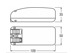 LED Konverter OT 20/200…240 24V 20W IP20