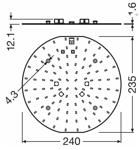 Netzspannung LED Modul 20.8W 2300lm Ra >80