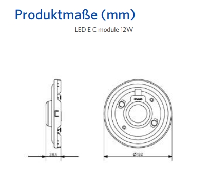 LED Module Clio 16W 1400lm 2700K