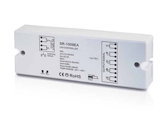 Funk Empfänger RGB 1-4Kanal 24VDC, (4x192W), 4x8A