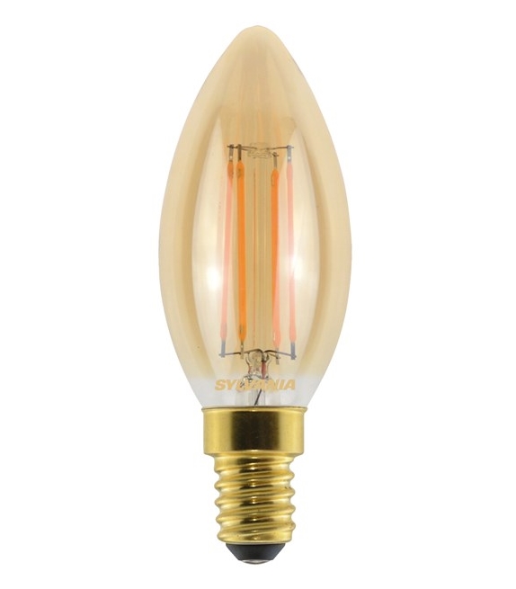 ToLEDo RT Candle Gold 4.5W  CL 470LM 825 E14