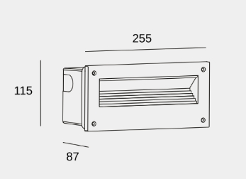 Wandeinbauleuchte LED 6.2W 500lm 230V Farbtemperatur (CCT): SW 2700-3200-4000K I