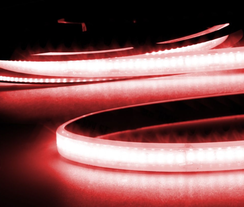 LED CRI9B Linear 48V-Flexband, 8W, IP68, rot