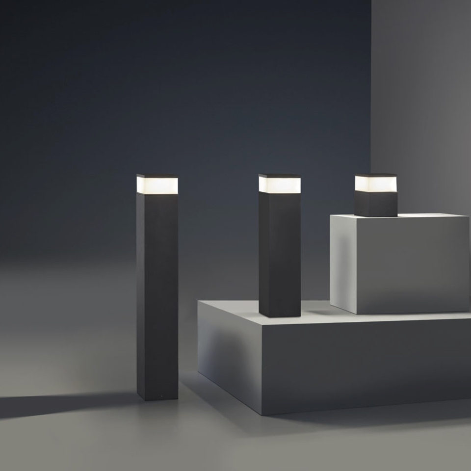 Pollerleuchte Cubik IP65 IK10 LED 15W 833lm CRI80