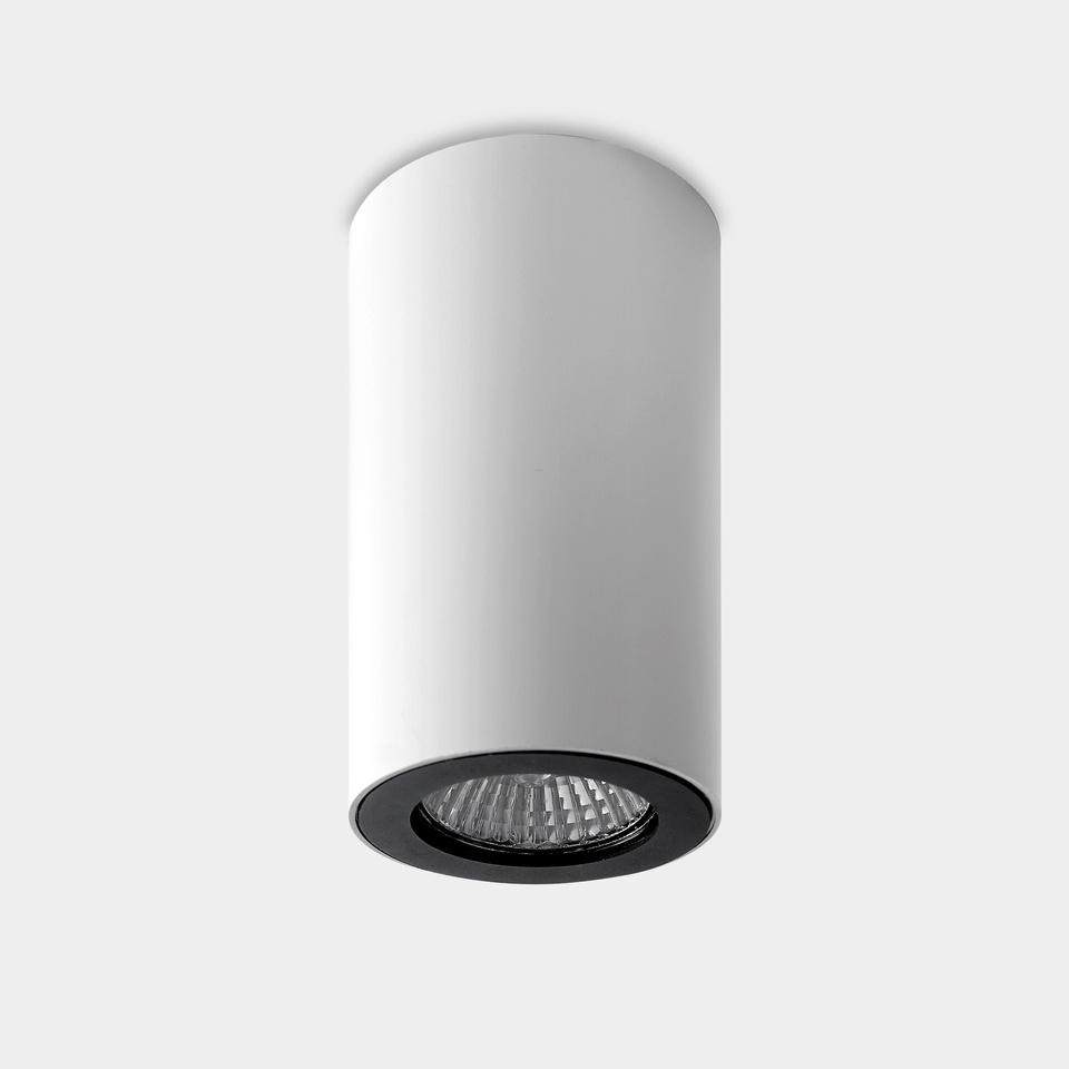 Aufbau Spot zylindrisch GU10 weiss