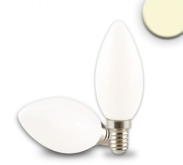 Kerzen LED 4W E14 Dimmbar satin