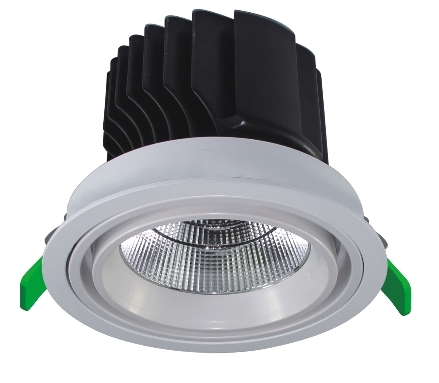 LED Downlight ANNO 38W, 3000°K, 80°, weiss
