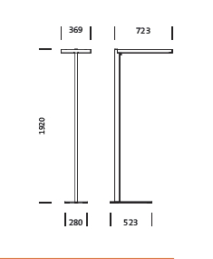 Stehleuchte LED 4000°K, Taster  + Bewegungsmelder, weiss