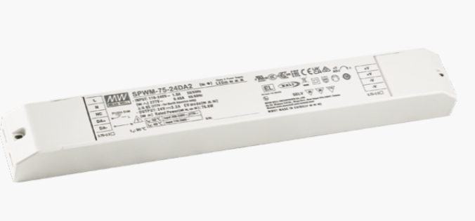 75W LED Netzteil mit PWM Ausgang 12V/6.3A, DALI2, AC Push