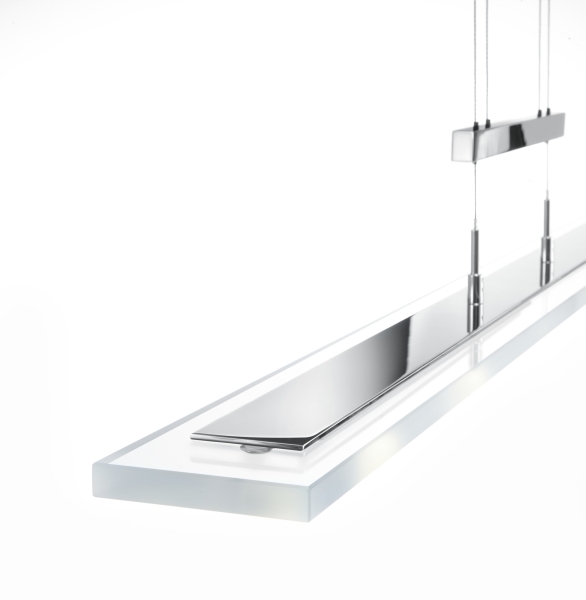 Pendelleuchte LED 8 x 3,26W 3000K ww 2000lm, chrom