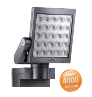 LED-Sensor-Strahler IP44 XLED 25 62W 4000 lm 4100K schwarz