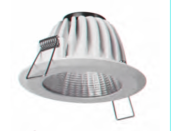Einbauleuchtemit Reflektor und COB 6.5W 615lm 3000K IP65