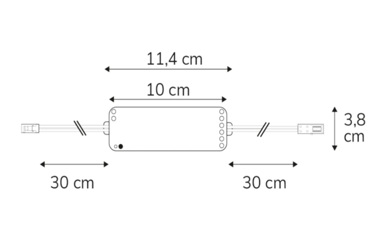 LED weißdynamischer Push/Funk PWM-Dimmer