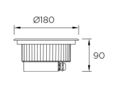 Bodeneinbauleuchte GEA LED 18W 3000K 1566lm IP67