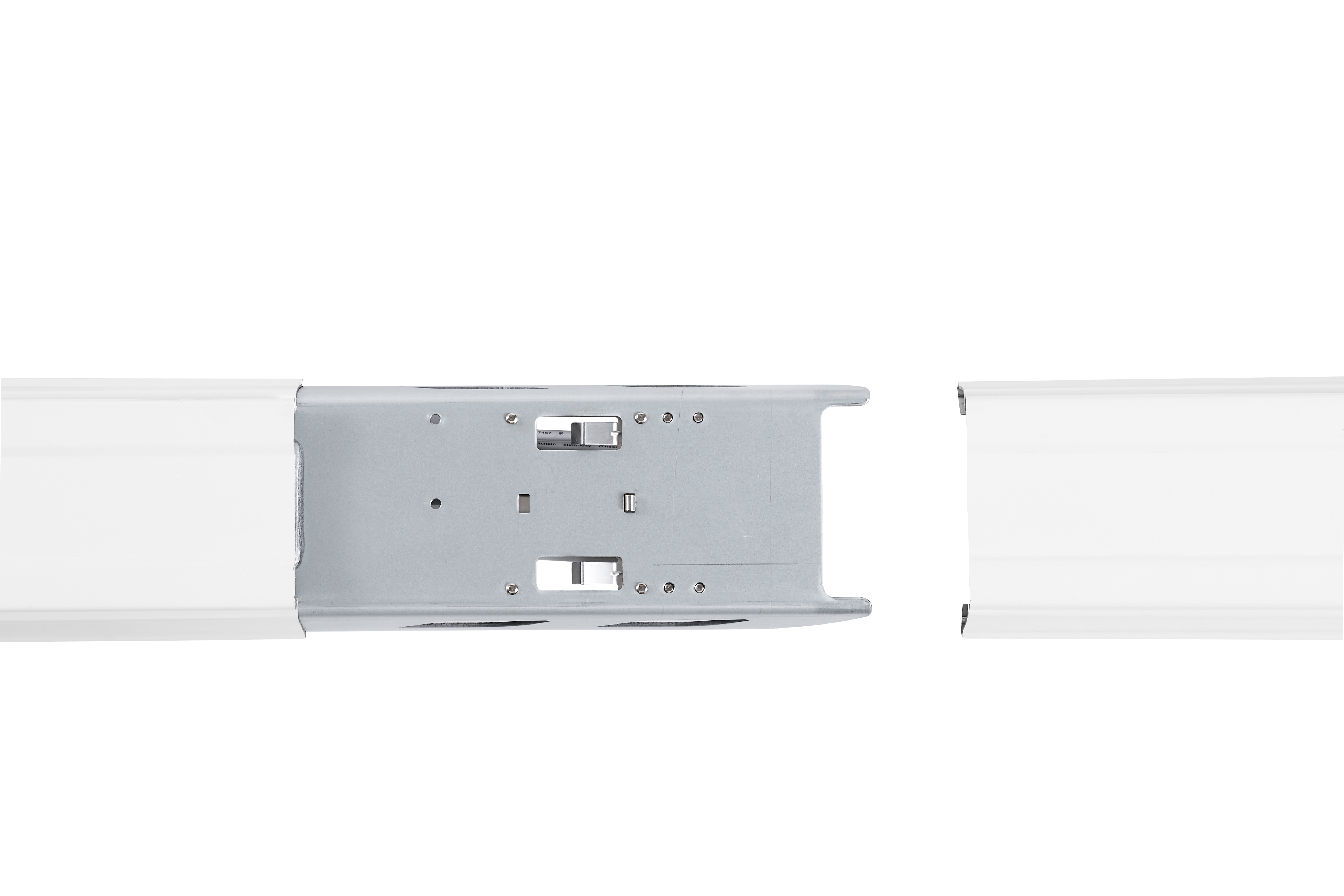 Tragschiene weiss L3000m mit Verbinder
