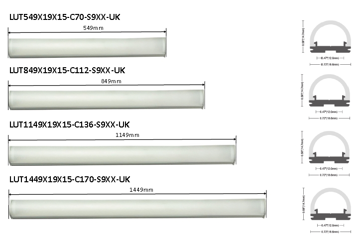 T5 LED Modul 1449x19x15mm / 4000K / CRI >90 / 170LED